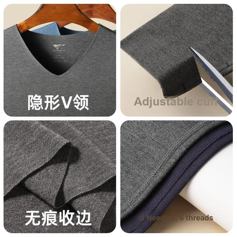 SEPTWOLVES Thermal Tops Men's Gift Box Set+Shopping Bag-10