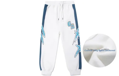 Guuka Вязаные тренировочные брюки мужские белые