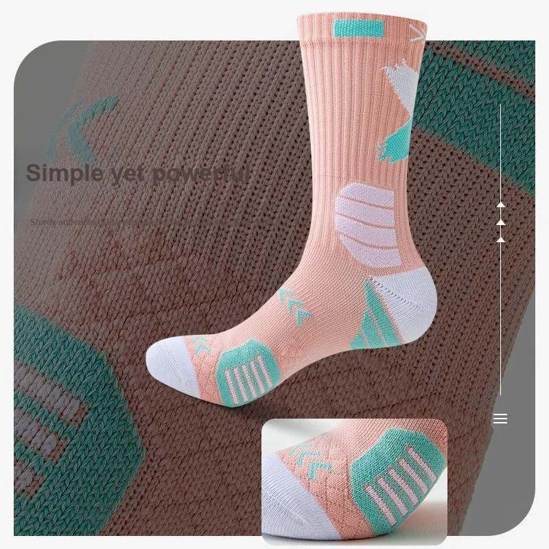 Gentle Welcome Basketball Socks Unisex 5 Pack-2