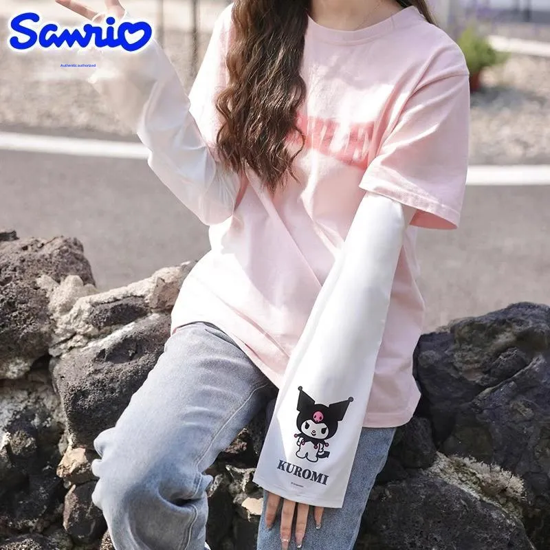 Hello Kitty Sanrio Series Polyamide Sun Protection Hats Women's-4