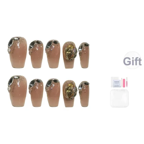 Song Biography Кристальный Искра Стразы Румяна Осветляющий False Nail Короткий LADDER 20 мм