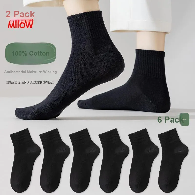 MIIOW Ankle Socks Women's 6 Pack-11