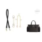 [Black Gold Three-Piece Set]Extender Chain 15cm+Decorative Chain 26.5cm+Underarm Shoulder Strap 66cm