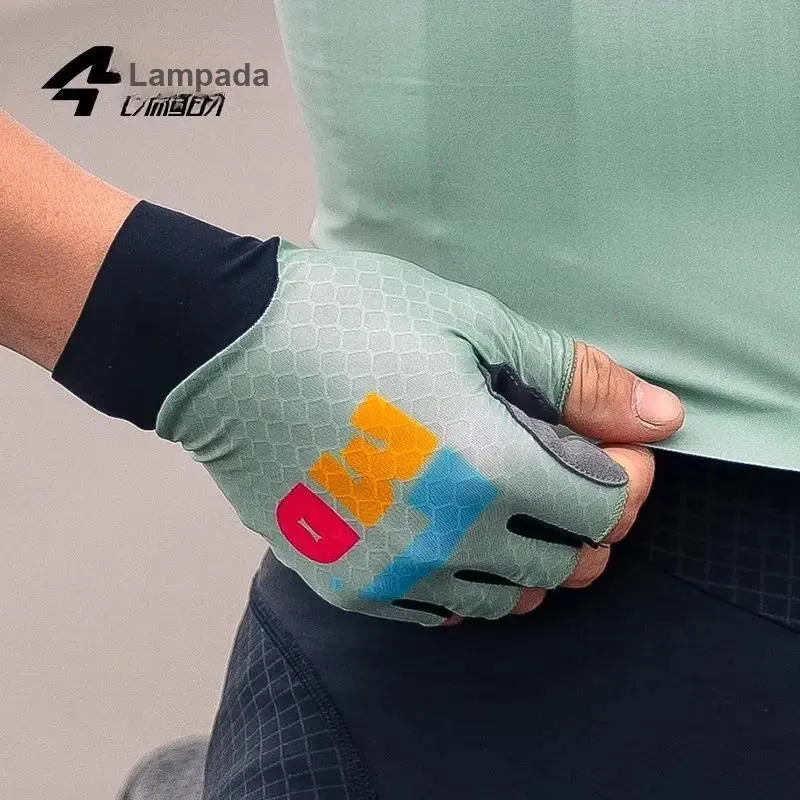 LAMBDA Cycling Gear Half Finger Gloves Unisex-19
