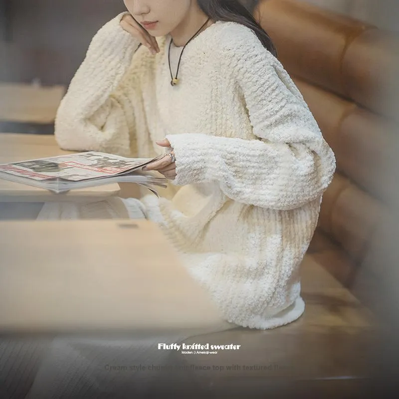 MADEN Sweaters Women's Ecru-3