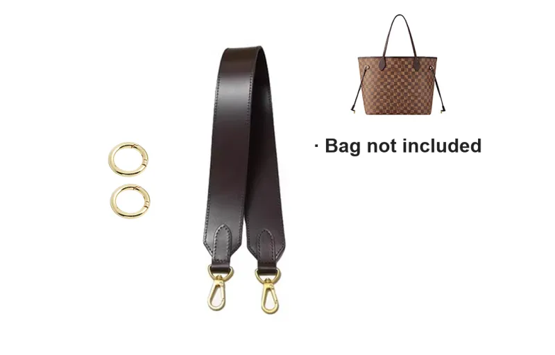 Ingenuity Handmade Cow Leather Accessory Bag Strap Women's Beige/Amber/Brown/Black-3