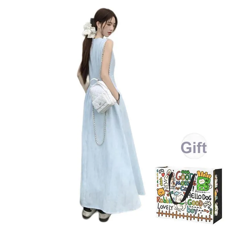 Dippanis Sleeveless Dress Women's-1
