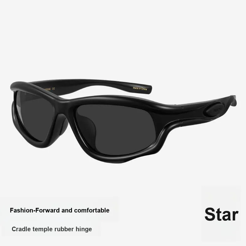 MUJOSH Astral Series TR90 Square Trendy Pair Sun Protection UV Protection Mountaineering Sunglasses Unisex-2