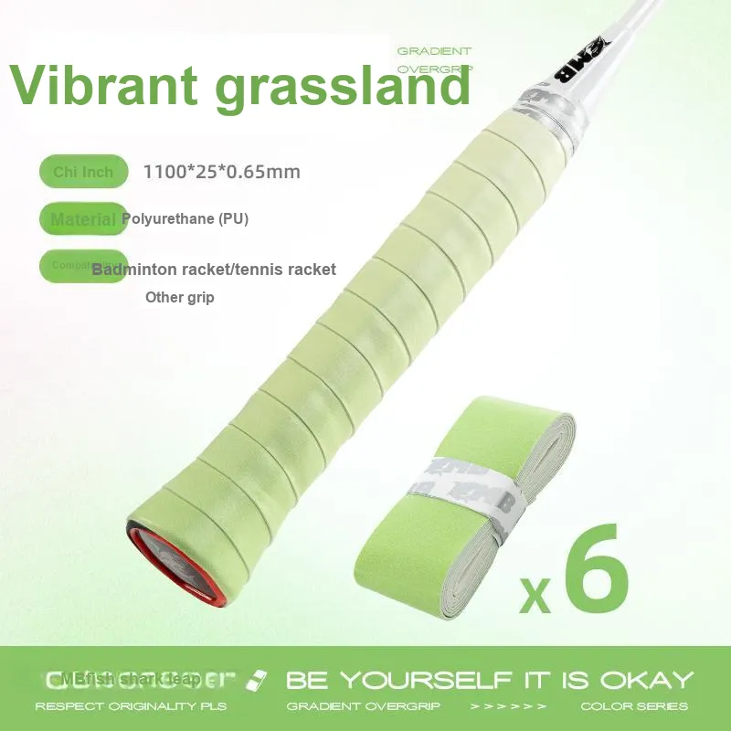 MBFISH Badminton Grip Tape PU Racket Handle Thin 6 Bars-10