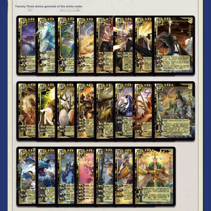 Card Card Board Games Legends Of The Three Kingdoms Ultimate Full General Collectible Board Games-2