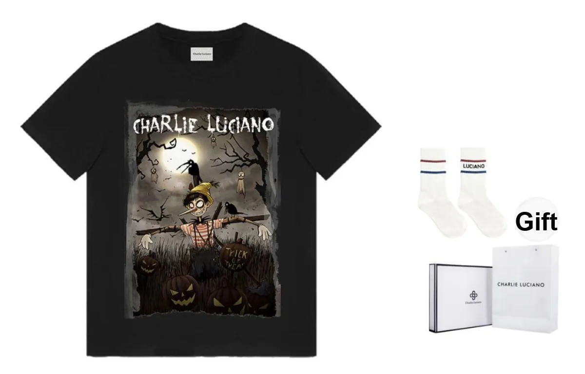 Charlie Luciano T Shirt Unisex Black