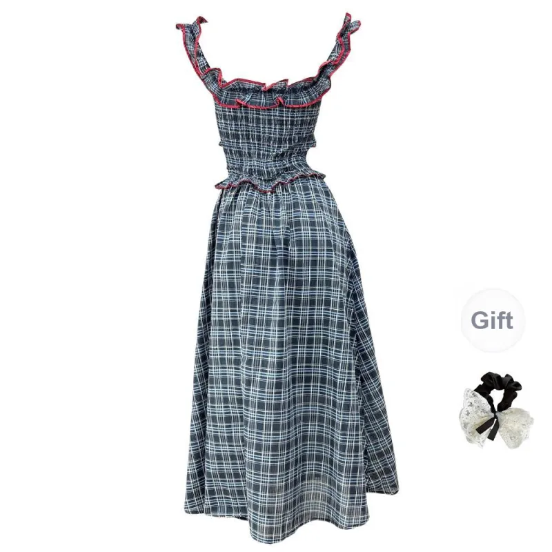 TUSHIFEI Sleeveless Dress Women's Image Color+Hair Tie Included-1