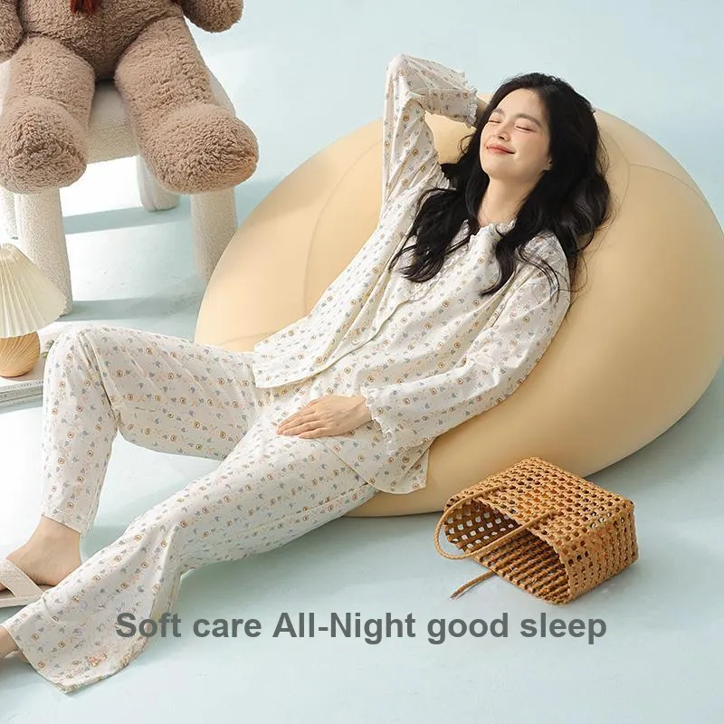 WANANNI Pajama Set Women's White-2