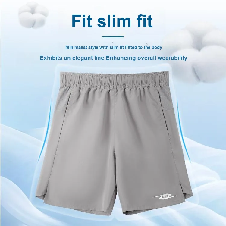 TANSHEZHE Sports Shorts Unisex Gray-2
