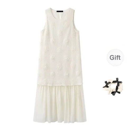 CPAURA Sleeveless Dress Women's