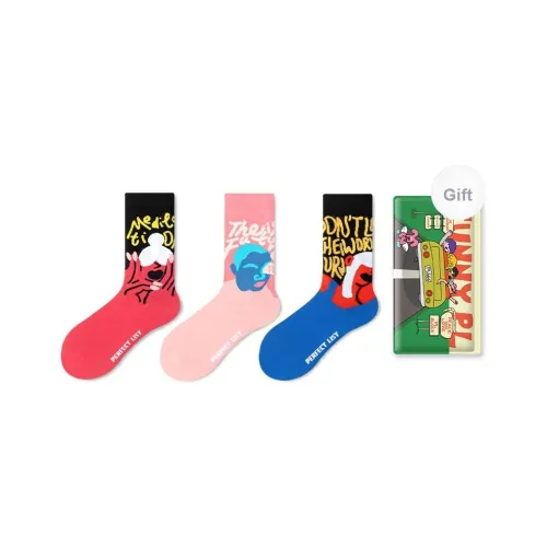 PL Носки Crew Унисекс Сумка для покупок 3 упаковки Смешанные цвета