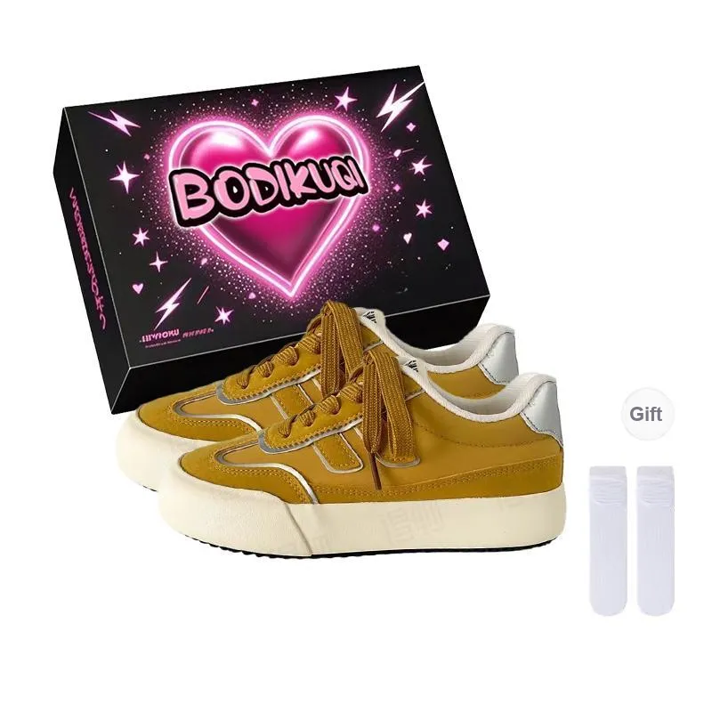 Boldi Kuki Height Increasing Breathable Low Top Skateboard Shoes Women's-14