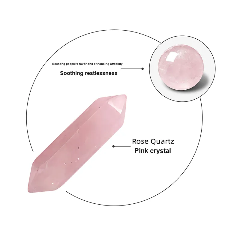 CIROCCO Pink Crystal Ornaments Unisex-2