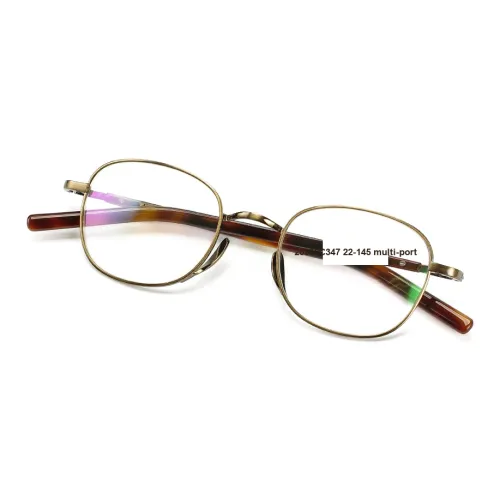 QINGZHIZUO Чистый титан Прямоугольные Оправы для очков Унисекс Античное золото Античное серебро Японское золото