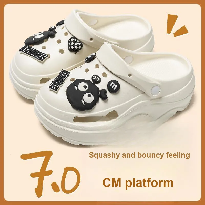 Love Of Wormwood Summer Slip Resistant Students' Eva Squashy And Bouncy Feeling Closed Toe Dormitory Home Slippers-19