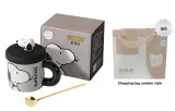 [Multicolor Box Set][with Gift Bag]Thinking Snoopy (Gray) & Spoon