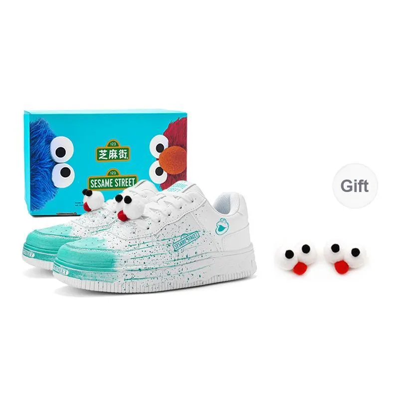 SESAME STREET Thermal Slip Resistant, Abrasion Resistant, Balance Height Increasing Low Top Skateboard Shoes Unisex-65