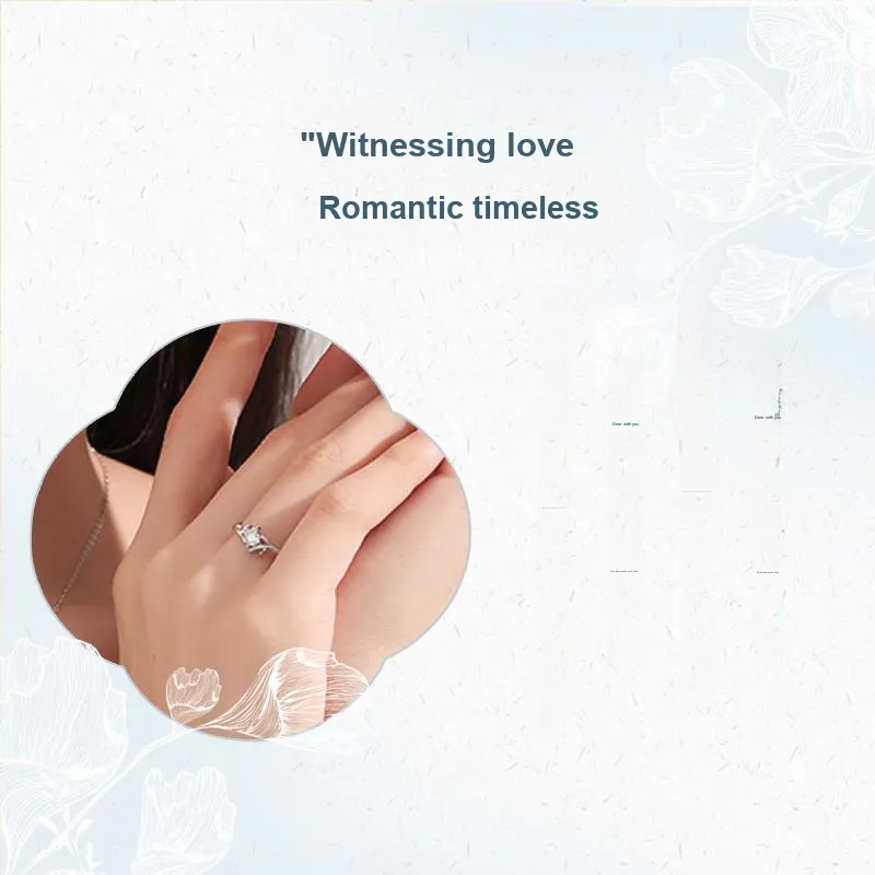 ALLOVE S925 Silver Rings Women's-3