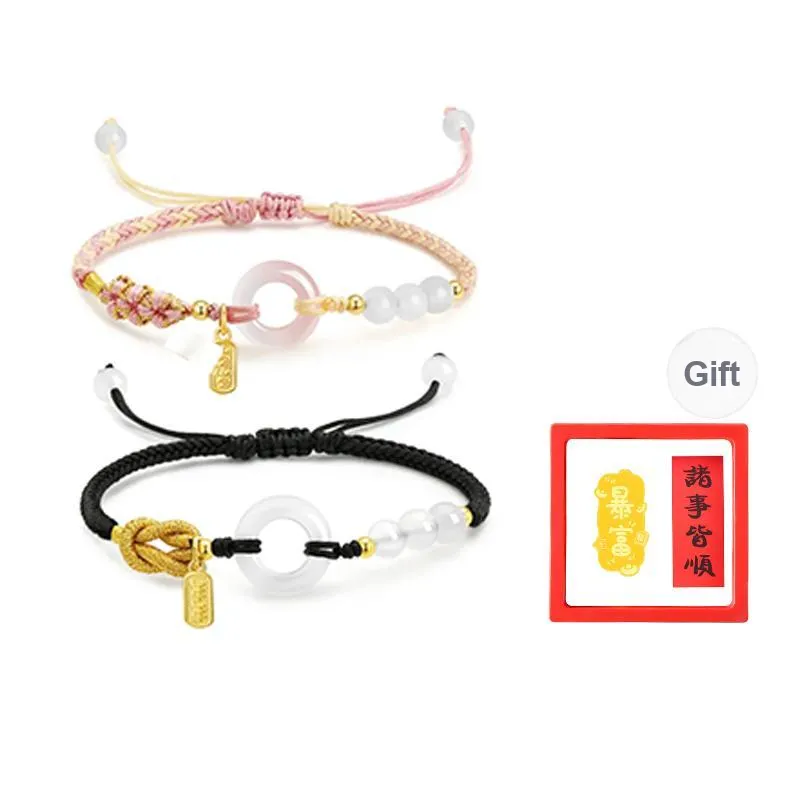 Chongqing Gold Store Chalcedony Bracelets Unisex-6