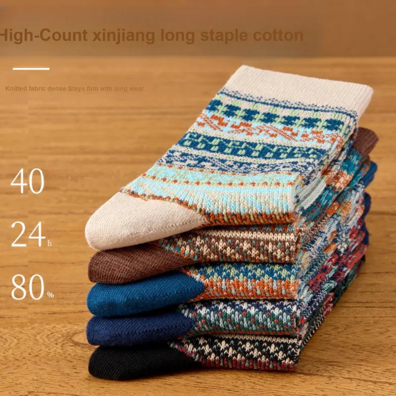 ZEROIN Mid Calf Socks Men's Combo Set-7