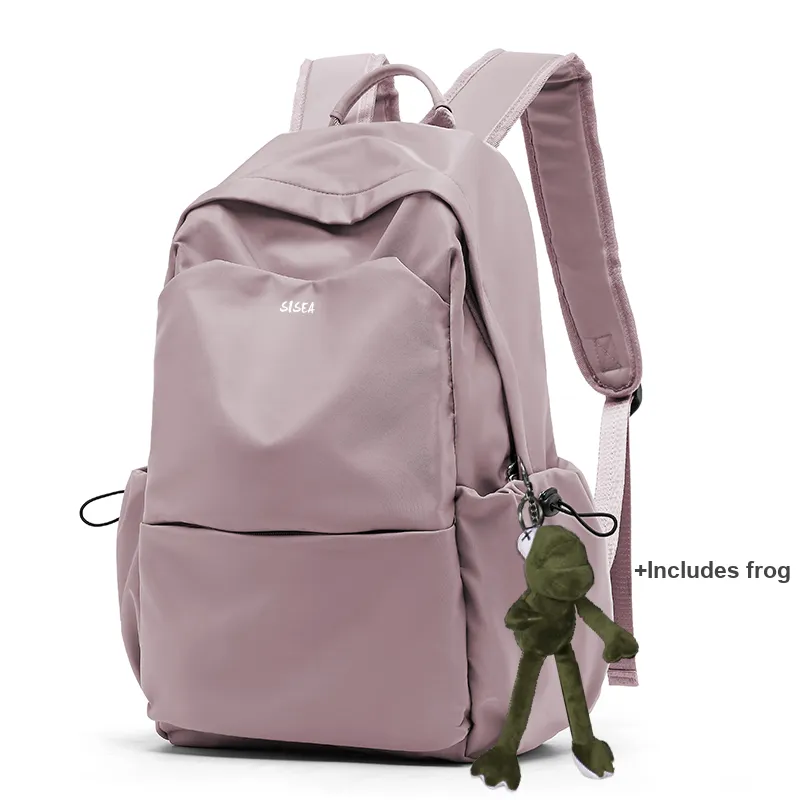 Sisea Fabric Backpack Travel Laptop Bag Regular Unisex Multicolor-174