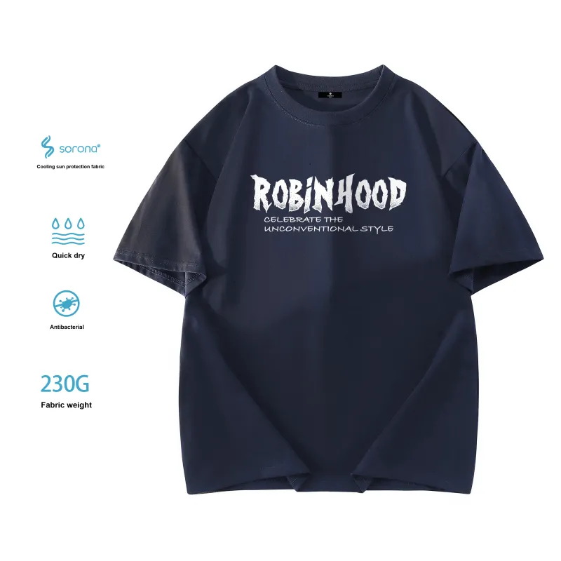 ROBINHOOD T Shirt Unisex Black White Pink-9