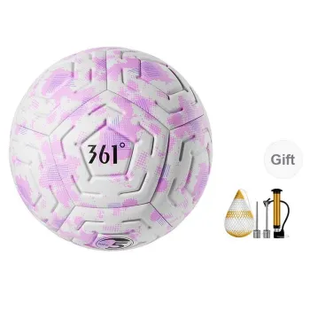 361° Size 4 5 Size Soccer PVC Machine Stitched Soccer Ball Unisex Pink