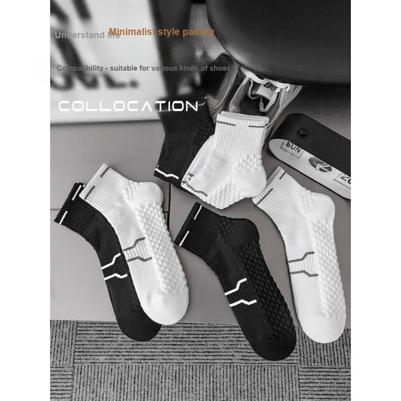 LUOLIAN Mid Calf Socks Unisex 4 Pack-2