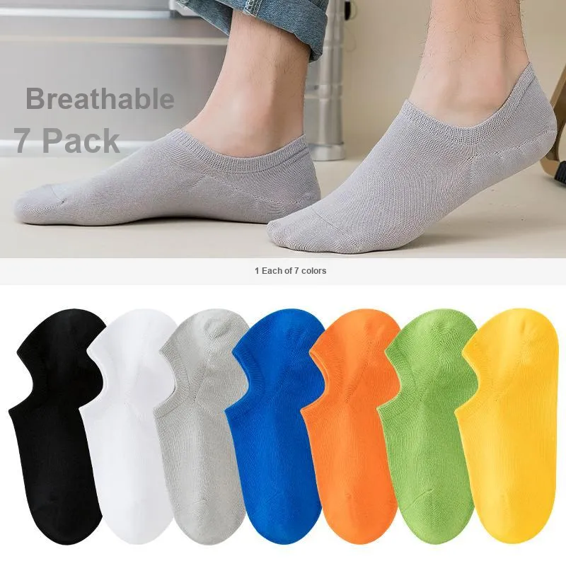 7 SEVFUN No Show Socks Unisex Combo Set-33