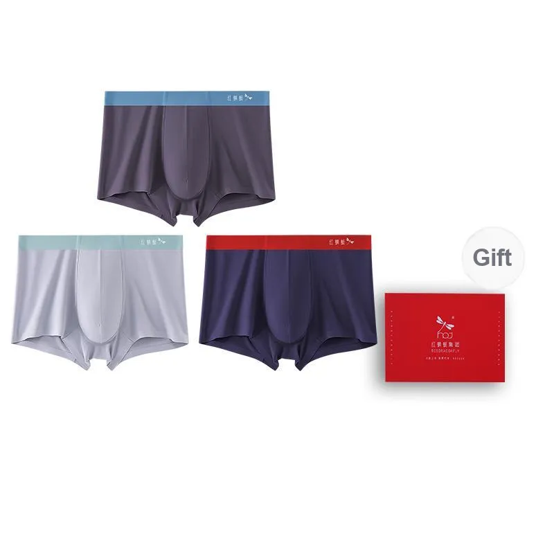 RED DRAGONFLY Modal Underpants Men's 3 Piece Gift Box Set-9