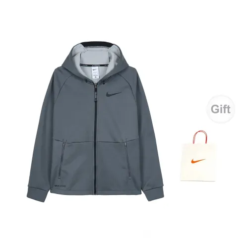 Nike Jackets Men Gray+Gift Bag