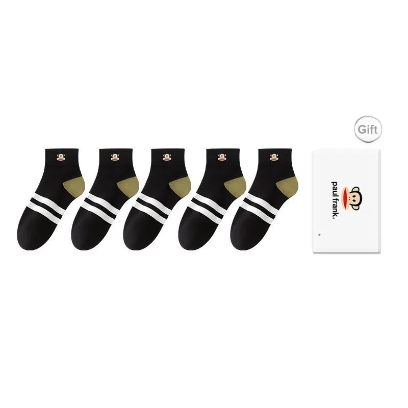 PAUL FRANK Mid Calf Socks Men's Box 5 Pack-5