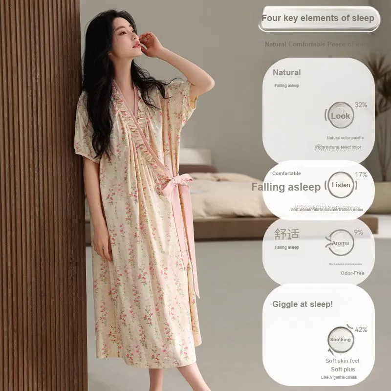 MIIOW Cool One Summer Series Nightgown Women's Pink-1