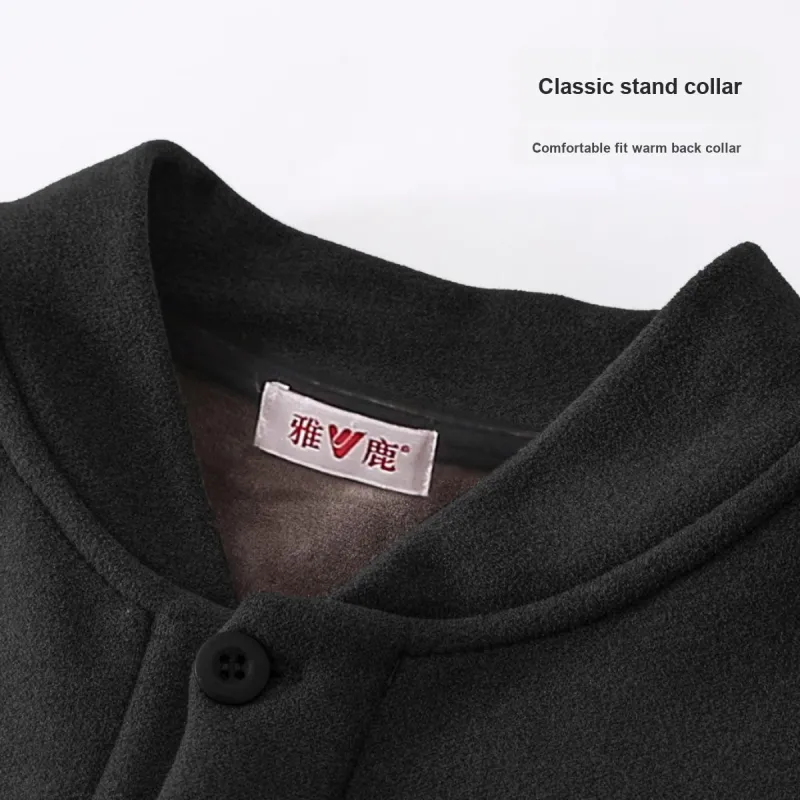 Yalu Autumn And Winter Season Thermal Set Men's Black-1