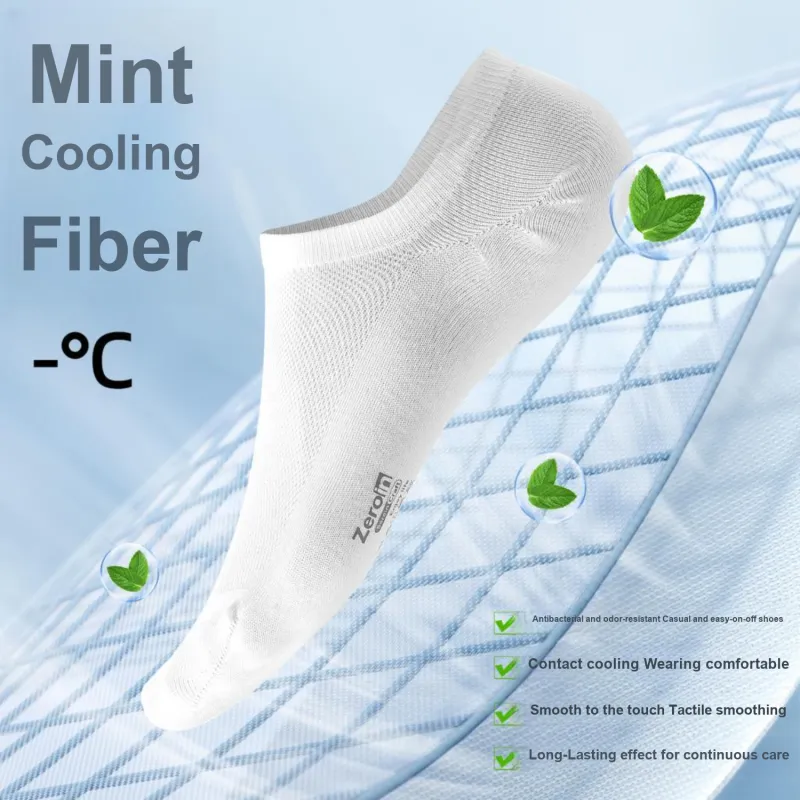 ZEROIN No Show Socks Unisex 5 Pack-2