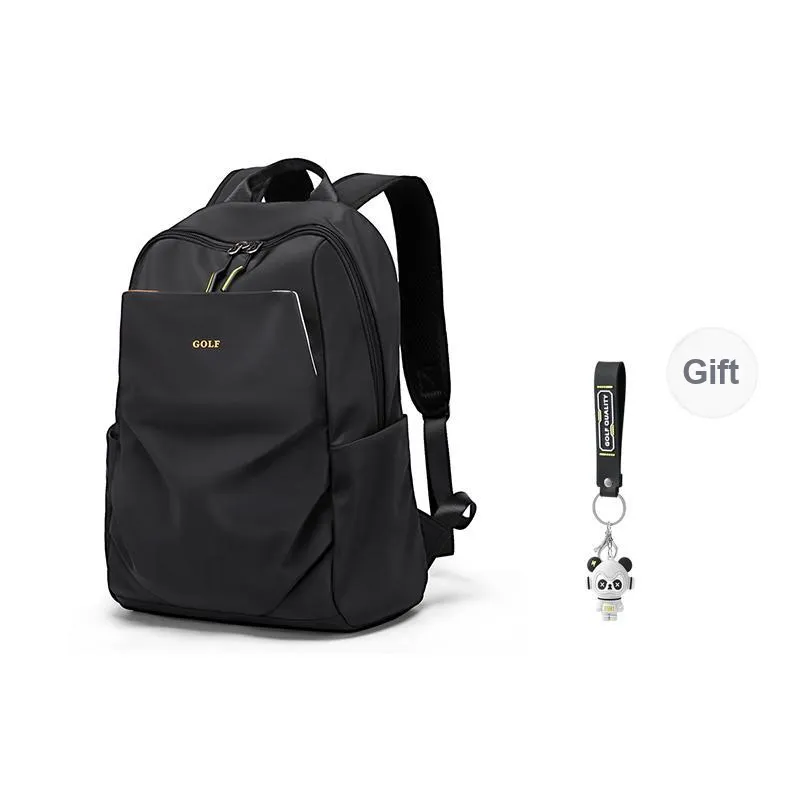 GOLF Oxford With Fabric Commute Backpack Large Size Men's Multicolor-0