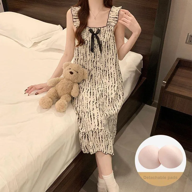 Ta Yan Nightgown Women's Apricot-1