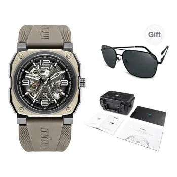 INFANTRY Hero Collection Mechanical Movement Watch Men's Watches Cut Out Dial
