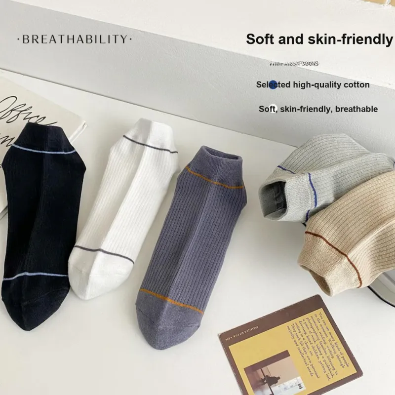 AUGUST Ankle Socks Men's 5 Pack-4