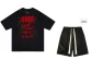 Black (Red) (Comes with High-Quality Shorts)