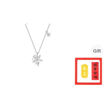 Chongqing Gold Store S925 Silver Necklaces Women's