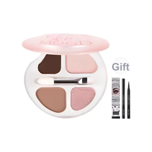 KEKE MOOD 4 цвета Мед Ароматированный Матовый Тени для век Палетка Нет TRANSFER Легко Смесь