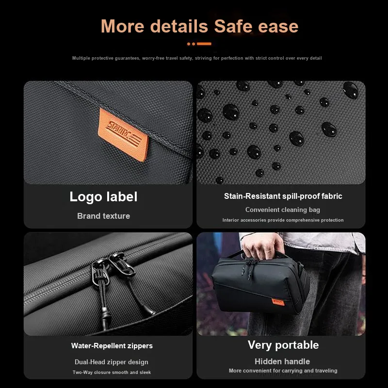 STARTRC Camera Bags Compatibility With Pocket3 Stain Resistant, Spill Proof, Concealed Handle-2