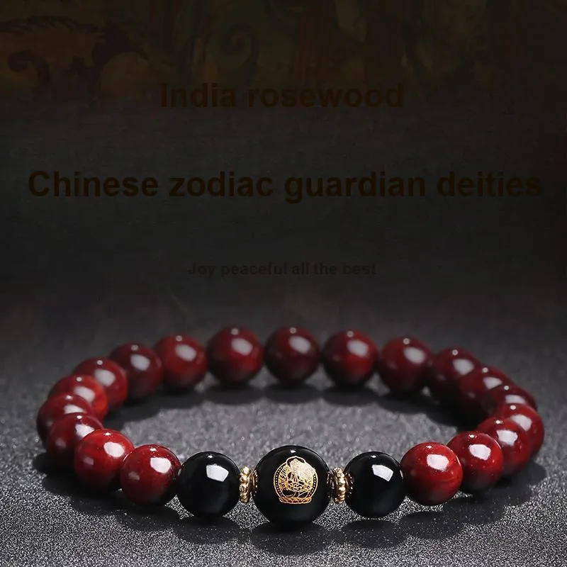 MUSHENGYUAN Rosewood Bracelets Unisex-1