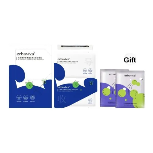 Erbaviva Подростки Прозрачный BLACKHEAD Удаление Носовой Патч Комбо Сужение Пор Борьба с АКНЕ Увлажнение